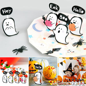 Cute Ghost Creative DIY Lollipop Decorated Card