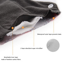 Load image into Gallery viewer, Washable sanitary napkins made of bamboo charcoal