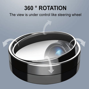 360° Rotation Car Reversing Small Round Mirrors (2pcs)