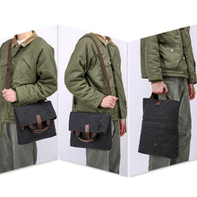 Load image into Gallery viewer, Men&#39;s Casual Canvas Messenger Shoulder Bag