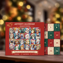 Load image into Gallery viewer, Happy Christmas Cats Advent Calendar Jigsaw Puzzle