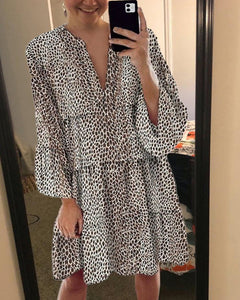 Leopard Knee-Length Dress