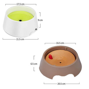 Floating Pet Bowl Splash Proof Drinking Bowl