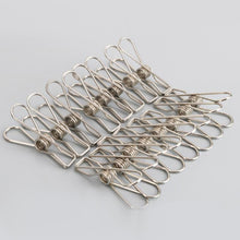 Load image into Gallery viewer, Stainless Steel Wire Clips for Clothes Drying