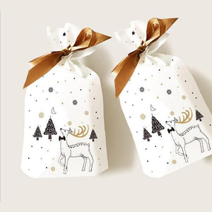 Drawstring Christmas Gift Bags（50 pcs）