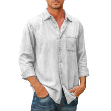 Load image into Gallery viewer, Mens Long Sleeve Button Down Shirt