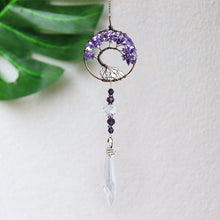 Load image into Gallery viewer, Tree of Life Crystal Pendant