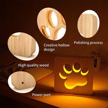 Load image into Gallery viewer, House Decor LED Wooden Lamp