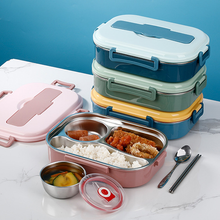 Load image into Gallery viewer, Stainless Steel Bento Lunch Box