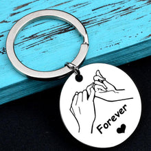 Load image into Gallery viewer, Stainless Steel Love Forever Keychain