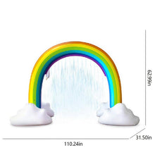 Load image into Gallery viewer, Inflatable Water Spray Rainbow Arch