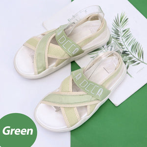 Peep Toe Comfortable Sport Casual Flat Sandals