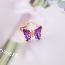 Load image into Gallery viewer, Gradient Butterfly Ring