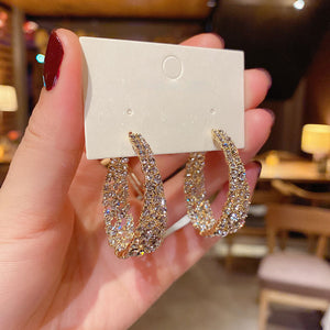 Fashionable Rhinestone Earrings