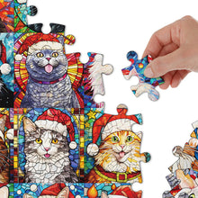 Load image into Gallery viewer, Happy Christmas Cats Advent Calendar Jigsaw Puzzle