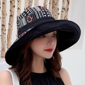 Wide Brim Cotton Summer Hat