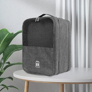 Travel Three-layer Portable Storage Shoe Bag