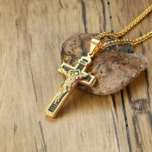 Load image into Gallery viewer, Jesus Cross Necklace