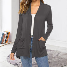 Load image into Gallery viewer, Women&#39;s Casual Lightweight Open Front Long Sleeve Cardigans