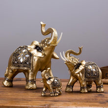 Load image into Gallery viewer, Golden Elephant Statue