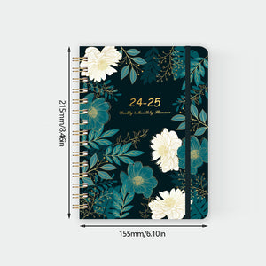 2025 Flower Weekly and Monthly Planner