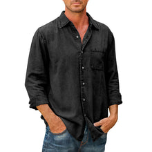 Load image into Gallery viewer, Mens Long Sleeve Button Down Shirt