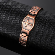 Load image into Gallery viewer, Magnetic Cross Bracelet