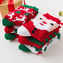 Load image into Gallery viewer, Christmas Fuzzy Fluffy Socks