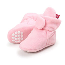 Load image into Gallery viewer, Baby Cozy Fleece Booties with Non Skid Bottom