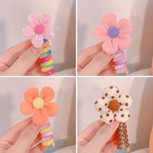 Load image into Gallery viewer, Colorful Telephone Line Hair Bands