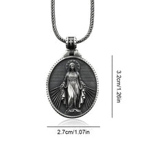 Load image into Gallery viewer, Miraculous Medal Virgin Mary Necklace