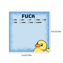 Load image into Gallery viewer, Funny Sassy Duck Sticky Notes