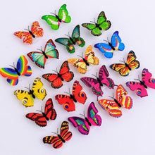 Load image into Gallery viewer, 9 Pcs LED Butterfly Lights Wall Stickers