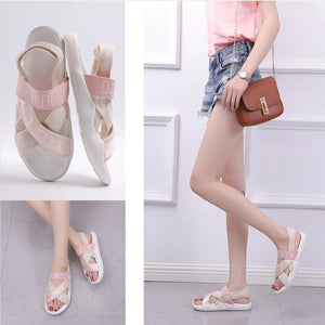 Peep Toe Comfortable Sport Casual Flat Sandals