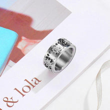 Load image into Gallery viewer, Stainless Steel Rotatable Gear Ring