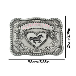 Cowboy Hat Alloy Belt Buckle