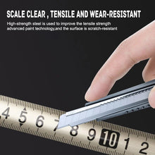 Load image into Gallery viewer, Stainless Steel Anti-corrosion Retractable Metric Ruler