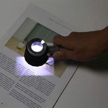 Load image into Gallery viewer, 10X Magnifier Lens with Scale and LED Light