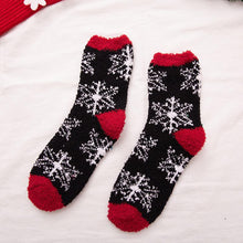 Load image into Gallery viewer, Christmas Fuzzy Fluffy Socks