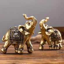 Load image into Gallery viewer, Golden Elephant Statue