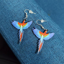 Load image into Gallery viewer, Acrylic Drop Bird Earrings