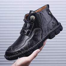 Load image into Gallery viewer, Men&#39;s Hand-stitched Martin Boots