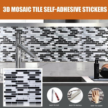 Load image into Gallery viewer, 3D Mosaic Tile Self-adhesive Stickers