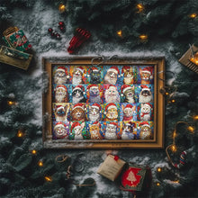 Load image into Gallery viewer, Happy Christmas Cats Advent Calendar Jigsaw Puzzle