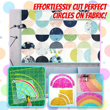 Load image into Gallery viewer, Arcs &amp; Fans Quilt Circle Cutter Ruler