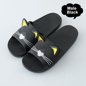 cute cat ear and whisker slippers