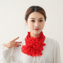 Load image into Gallery viewer, Fashion Lace Scarf Flower Collar