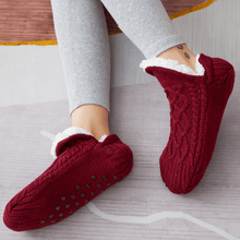 Load image into Gallery viewer, V-mouth Fluffy Slipper Socks