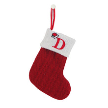 Load image into Gallery viewer, Christmas Letter Knit Stocking