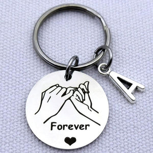 Stainless Steel Love Forever Keychain